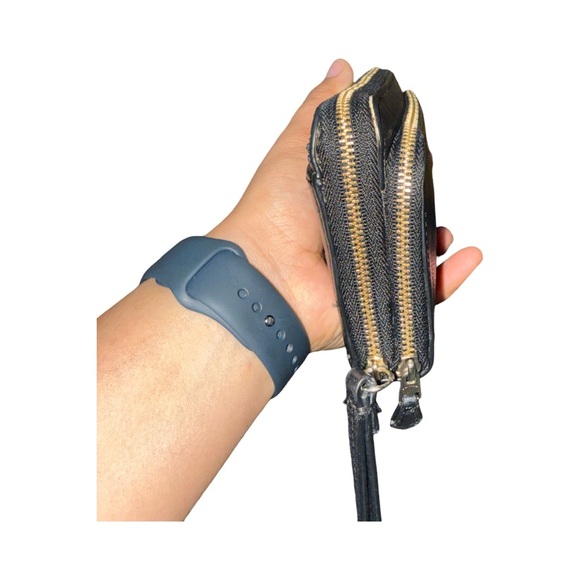 COACH Black Leather Wristlet | USED - Picture 3 of 8